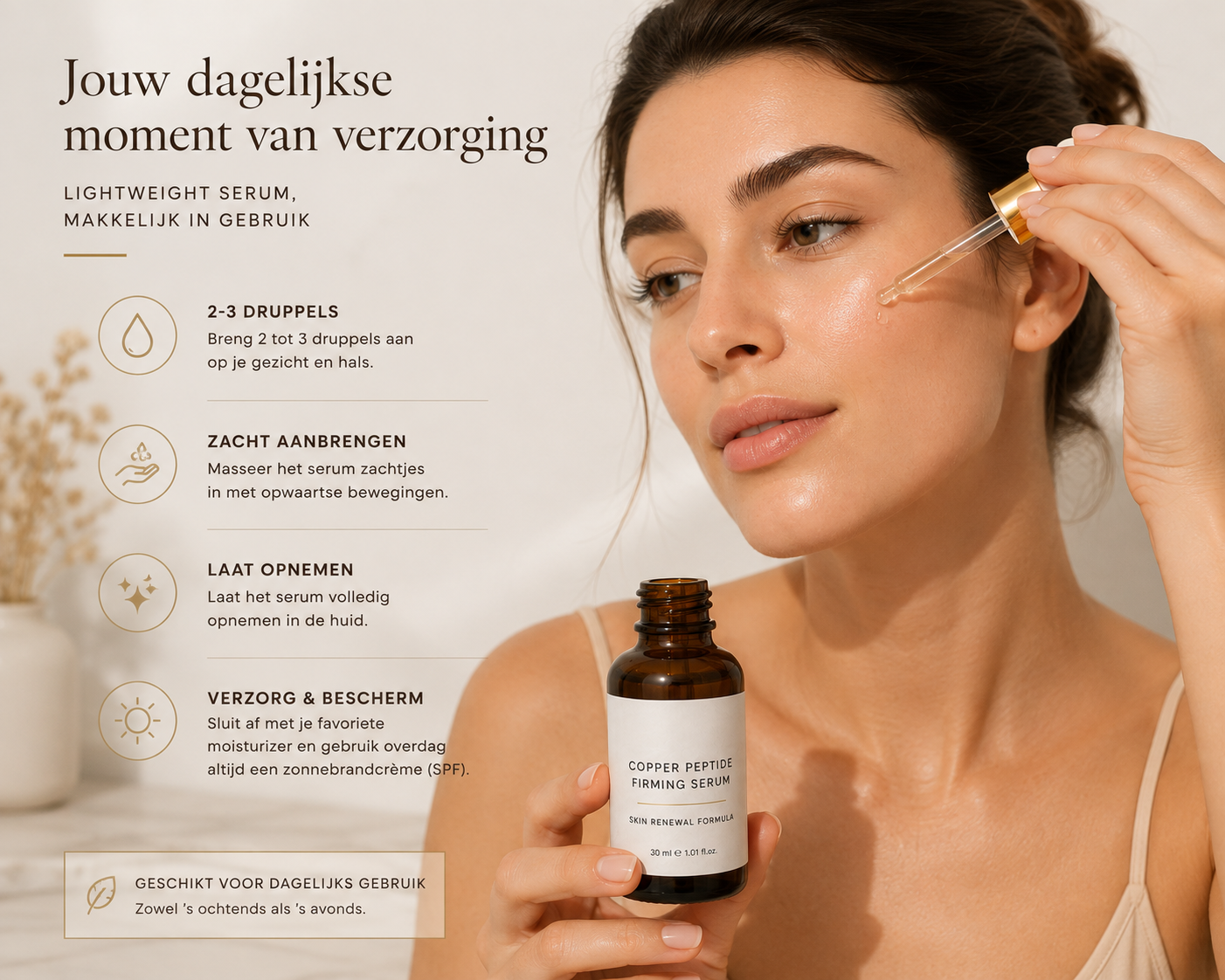 Copper Peptide Firming Serum — Skin Renewal Formula | 30ml